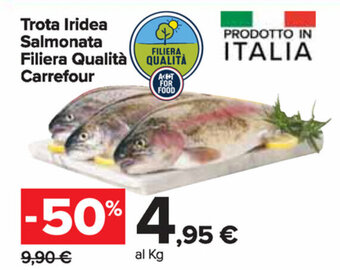 Carrefour Market Carrefour Trota Iridea Salmonata Filiera Qualità offerta