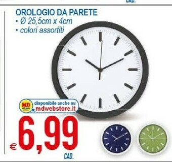 MD Discount Orologi da parete offerta