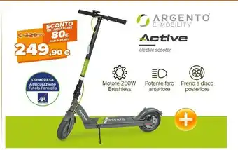 Expert Argento bike Active Electric Scooter offerta