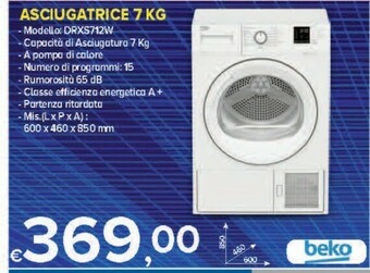 MD Discount Beko Asciugatrice offerta