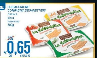 MD Discount Compagnia De' Panettieri - Le Schiacciatine Gusto Classico offerta