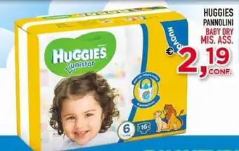 HUGGIES PANNOLINI BABY DRY MIS. ASS.