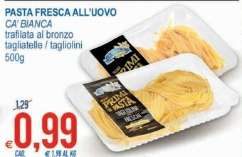 MD Discount Ca' Bianca Pasta all'uovo offerta