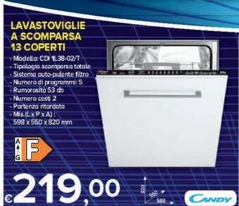 MD Discount Candy Lavastoviglie offerta