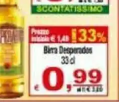 Desperados - Birra Aromatizzata alla Tequila 330 g(ml)