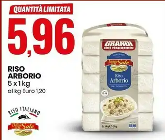 Eurospin Delizie Del Sole Riso Arborio offerta