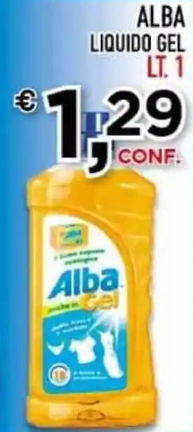 Gran Risparmio ALBA LIQUIDO GEL LT. 1 offerta