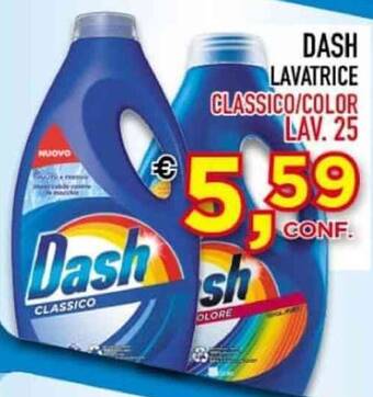 Gran Risparmio DASH LAVATRICE CLASSICO/COLOR LAV. 25 offerta