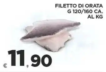 Deco Superfreddo FILETTO DI ORATA G 120/160 CA. offerta
