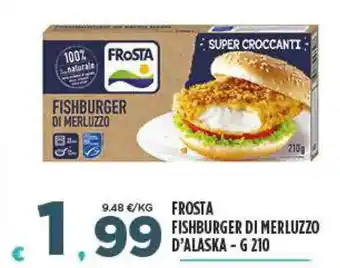 Deco Superfreddo FROSTA FISHBURGER DI MERLUZZO D'ALASKA-G 210 offerta