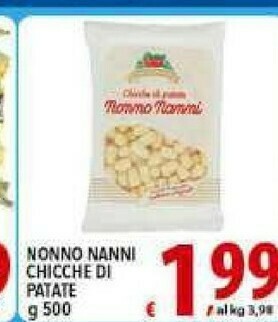Iper Triscount Nonno Nanni Nonno Nanni - Chicche di Patate 500 g(ml) offerta