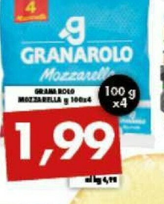 Gros Granarolo Mozzarella offerta