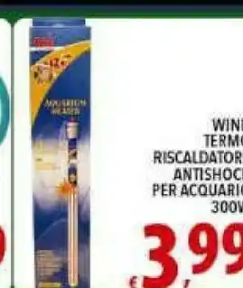 Wind Termo Riscaldatore Antishock Per Acquario