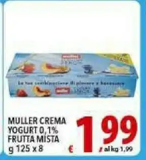 Iper Triscount Muller Crema Di Yogurt Chantilly 125 G(ml) offerta