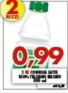 Gros Consilia Latte 100% Italiano Parzialmente Scremato 500 G(ml) offerta