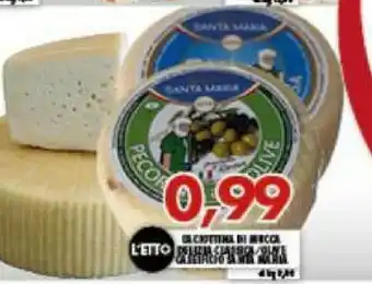 Gros Caseificio Santa Maria Pecorino Di Olive offerta