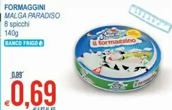 MD Discount Malga Paradiso Formaggini offerta