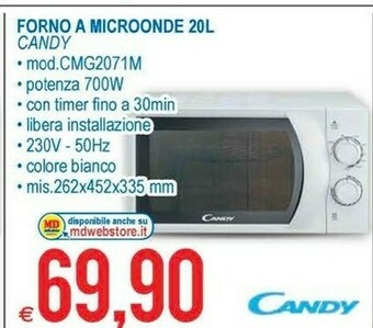 MD Discount Candy Microonde offerta