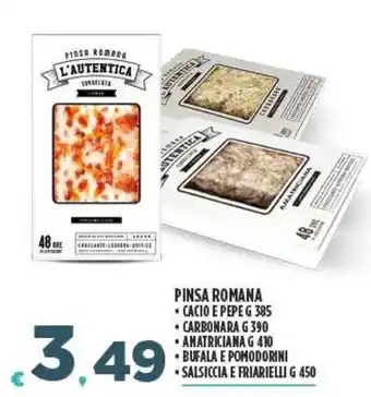 PINSA ROMANA CACIO E PEPE G 385