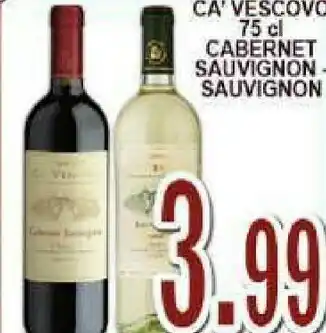 Gros Ca'Vescovo Cabernet Sauvignon offerta