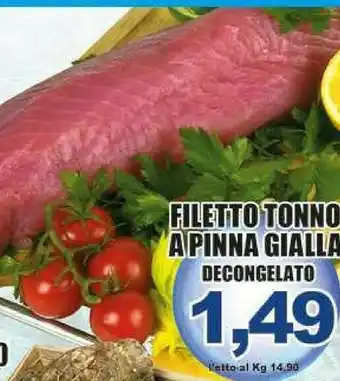 Gros Filetto Tonno Apinna Gialla Decongelato offerta