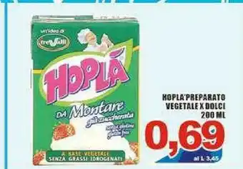 Gros Hoplà - Panna A Base Vegetale Da Montare E Per Cucina offerta