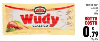 Conad WURSTEL WUDY CLASSICO AIA 250g offerta