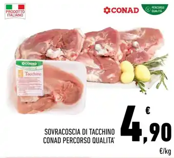 Conad SOVRACOSCIA DI TACCHINO CONAD PERCORSO QUALITA' offerta