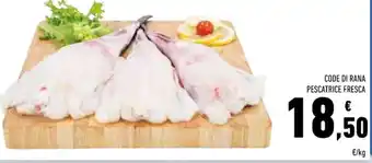 Conad CODE DI RANA PESCATRICE FRESCA offerta