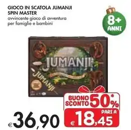 Bennet Spin master gioco in scatola jumanji offerta