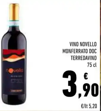 Conad VINO NOVELLO MONFERRATO DOC TERREDAVINO 75 cl offerta