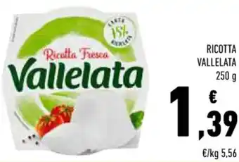 Conad RICOTTA VALLELATA 250g offerta
