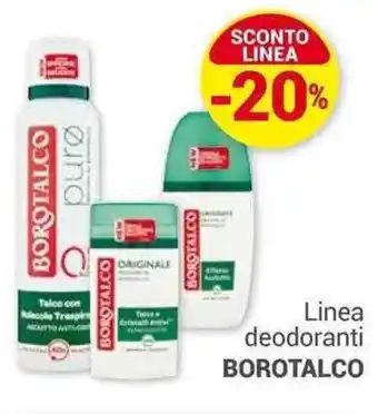 Unes Linea deodoranti BOROTALCO offerta