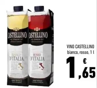 Conad VINO CASTELLINO bianco, rosso, 1 l offerta