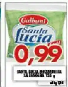 Gros Galbani Santa Lucia Formaggio Fresco 125 G(ml) offerta