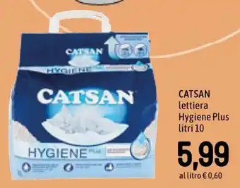 CATSAN lettiera Hygiene Plus litri 10