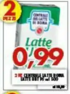 MA Supermercati Centrale del latte di roma Latte UHT offerta