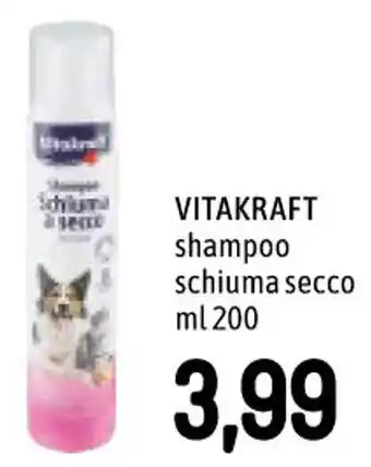 Famila VITAKRAFT shampoo schiuma secco ml 200 offerta