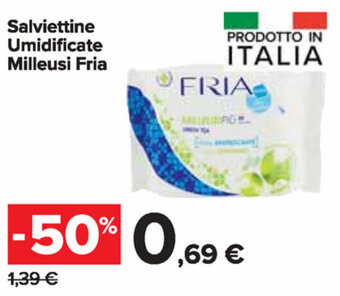 Carrefour Market Fria Salviettine Umidificate Milleusi offerta