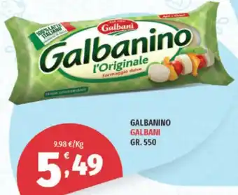 Vivo Supermercati GALBANINO GALBANI GR. 550 offerta