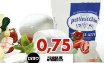 Gros Pettinicchio Fior Di Latte Mozzarella Fresca 440 G(ml) offerta