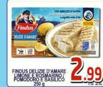 Gros Findus Delizie D'amare Limone E Rosmarino offerta