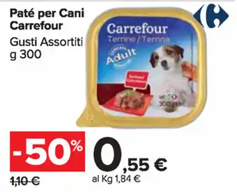 Carrefour Market Carrefour Paté per Cani 300g offerta