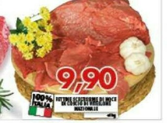 MA Supermercati Fettine Sceltissime Di Coscio Di Vitellone offerta