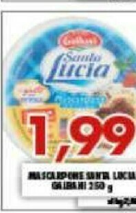 MA Supermercati Galbani Mascarpone Santa Lucia 250 G(ml) offerta