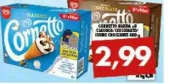 Gros Algida Cornetto Classico 450 G(ml) offerta