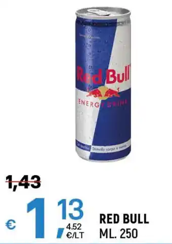 A&O RED BULL ML. 250 offerta