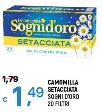 A&O CAMOMILLA SETACCIATA SOGNI D'ORO 20 FILTRI offerta