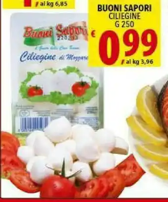 Gros Buoni sapori Ciliegine Di Mozzarella 250 G offerta