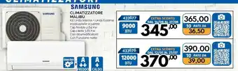 Orizzonte Samsung Malibu (AR30) Malibu (AR30) AR12TXHQBWKNEU + AR12TXHQBWKXEU Malibu Condizionatore MONO Split System Bianco 12000 Btu offerta